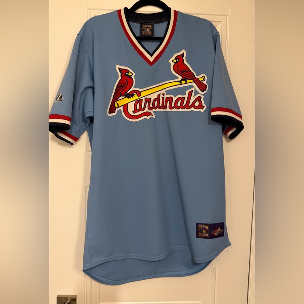 Majestic Cooperstown Collection Jersey - Adult Size L - St. Louis Cardinals